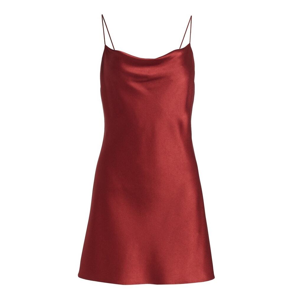 Alice And Olivia Draped Spice Harmony Mini Dress Size 12